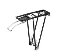 perfk Porte-vélos arrière, Porte-Bagages pour Cadre de 24 à 28 Pouces, en Alliage d'aluminium, pour vélos de Route et de Montagne, avec Pince