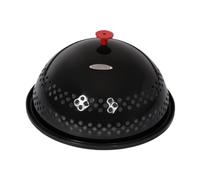 perfk Pot à -corn en émail pour usage extérieur, ustensile de cuisine facile à servir, poêle de qualité supérieure pour cuisinière, Couverture