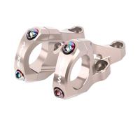perfk Potence de Guidon de vélo de Montagne, Accessoires de Remplacement de Composants Portables, Modernes, Robustes, faciles à Installer, Pince de 31,8 mm, Or Rose