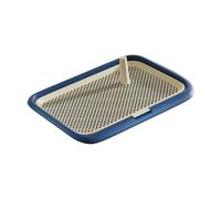 perfk Potty Potty Dog Potty Patty Pet Litter Pan réutilisable Portable Plate d'entraînement en Plein air Portable Toilet pour Chiens et Chiots pour Chiens, Noir