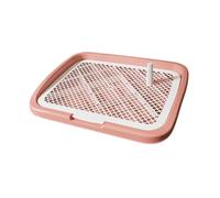 perfk Potty Potty Dog Potty Patty Pet Litter Pan réutilisable Portable Plate d'entraînement en Plein air Portable Toilet pour Chiens et Chiots pour Chiens, Rose