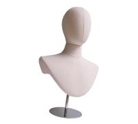 perfk Présentoir à perruques, tête de mannequin, base en métal pratique, décoration de bureau, support pour chapeau, foulard, postiche, casque, Base En Argent