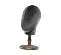 perfk Présentoir de tête de Mannequin pour perruque, présentoir de multifonction Portable, modèle de tête de Mannequin, présentoir de chapeau pour, Brun
