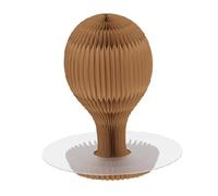 perfk Présentoir robuste pour perruques, chapeaux, lunettes, foulards, Brun