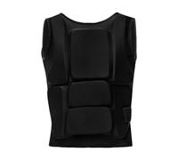 perfk Protection de Poitrine et de Ventre pour karaté, équipement de Protection corporelle, des côtes, Armure pour Sanda, Muay Thai, Boxe, Grappling, XS 38cmx48cm
