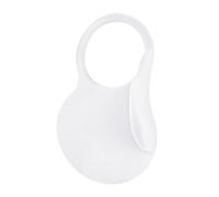 perfk Protège-Pouce de Baseball en Silicone, Protection inférieure pour Batte de Softball, poignée Portable pour frappeur, Aide à l'entraînement au, Blanc