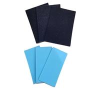 perfk Protège-Tibias de Snowboard et de Ski, Protections de Tibias pour Le Ski Sportif, Coussinets en Mousse réfléchissante Haute Performance et découpable, 6 Pièces