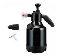 perfk Pulvérisateur Pression Manuel Réservoir 3L Bouteille Moussante Pulvérisation Précise Fonction Double Pompe Pratique Adapté au Nettoyage Voiture Jardinage Intérieur, avec Grattoir À Verre