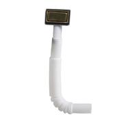 perfk Raccord de tuyau de vidange d'évier de cuisine, angle réglable, outil professionnel facile à installer, tuyau de trop-plein d'évier flexible