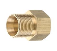 perfk Raccord pour Nettoyeur Haute Pression Adaptateur de Tuyau Connecteur Coupleur En Laiton Massif pour Une Connexion Étanche Approprié pour Le Lavage de, Style B