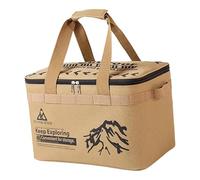 perfk Rangement pour Le Camping, Organisateur matériel Camping, imperméable 22 L, idéal pour emballer et emballer du, Kaki