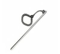 perfk Râteau de Plongée Avertisseur Sonore Balise sous-Marine Bâton de Outil d'Alerte Alliage d'Aluminium avec Dragonne Port Pratique Adapté à l'Encadrement Binômes Déplacements sous l'eau, Argent