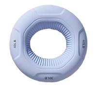 perfk Renforceur de préhension en Silicone, 3 Niveaux de résistance, pour l'exercice des Mains et des Doigts, Bleu 30 35 40lb