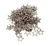 perfk Rivet Motif Étoile Goujon Clou Rivet Léger Durable, Argent