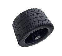 perfk Roue de Chariot de Chariot de 4 Pouces de Large, pneus en PP de diamètre 6.3 Pouces, pièces de Rechange durables à roulement Lisse pour camions à Main