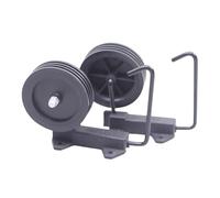 perfk Roues de chariot de supermarché, roulette de rechange robuste, roulette simple pratique, Style B