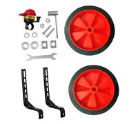 perfk Roues d'entraînement pour vélo pour Enfants, Roues auxiliaires, Portables, de Remplacement, Accessoires de Cyclisme, stabilisateurs de vélo, Rouge