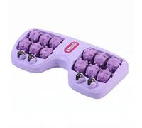 perfk Rouleau de Massage des Pieds Réflexologie Acupression Patte Compacte Polypropylène Facile à Sand Points Massage Ciblé Adapté au Salon Chambre Pauses Quotidiennes, Violet
