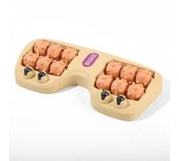 perfk Rouleau de Massage des Pieds Réflexologie Acupression Patte Compacte Polypropylène Facile à Sand Points Massage Ciblé Adapté au Salon Chambre Pauses Quotidiennes, Orange