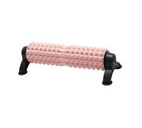 perfk Rouleau en Mousse pour Massage Musculaire Profond, Colonne de, Outil de Massage Complet du Corps avec 4 ventouses pour étirer Les Bras, Pilates, Rose