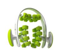 perfk Rouleau Massage, Rouleau Musculaire à 24 Roues, Rouleau Musculaire pour Jambes, Rouleau Masseur de Anti-Cellulite, Pince Circulaire pour Jambes, Anneau de Massage pour Jambes, Bras, Vert