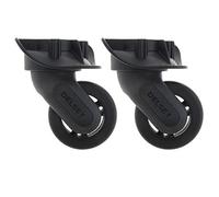 perfk Roulettes Fixes De Chariot Universel De Remplacement Pour De Bagages 1 Paire Roulettes Pour Valise, Roues Pivotantes De Remplacement De Bagages, Résistant à L'usure, Silencieux,(A84)