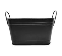perfk Seau à Cendres Ovale pour extérieur, brasero Stable pour, pour Camping et randonnée