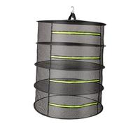 perfk Séchoir à Herbes, séchoir à Plantes, Respirant, avec Fermetures éclair, pour épices et Fleurs, Grande capacité, Filet en Maille à Suspendre, 4 Couches