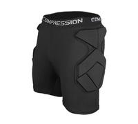 perfk Short de Protection pour Gardien de But, Protection des Hanches, Pantalon Court, Rembourrage en Mousse, Contre Les Chocs pour Le Football, Le, W Crotch Protector, L