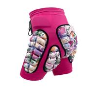 perfk Short rembourré pour Enfants, Coussinets de Protection des Hanches, EVA, Short épais Contre Les Chocs, Protection des Hanches pour Snowboard, Ski, Rose XS
