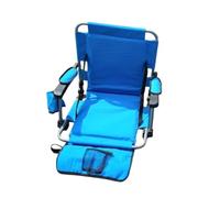 perfk Siège de Stade Portable Chaise de Gradins Pliable Dossier Ergonomique Accoudoirs Poche Pratique Confort de Longue Durée en Tissu Adapté aux Entraînements Piscines Représentations Sorties