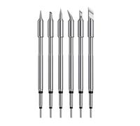 perfk Soudure HS-02 Coffret d'Embouts Pointes Précises Buses Variées Composants pour Fer Conduction Efficace pour Propres Adapté aux Retouches Électroniques Maintenance Atelier de Réparation