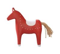 perfk Statue de cheval nordique, meuble TV, décoration de bureau, figurine de cheval en bois, souvenir, objet polyvalent, mode, artisanat, Petit