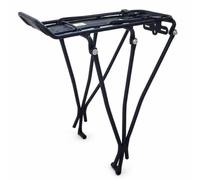 perfk Support de Arrière pour Vélo en Aluminium avec Fixation Stable à Trois Points et Barres Latérales pour Sacoches Sac à Dos Panier Adapté aux Cyclistes pour et Commuting