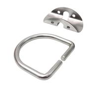 perfk Support de Bouteille de plongée à Fixation latérale - Accessoire de plongée - Pièce de Rechange - Fixation par Clip de Plaque Dorsale Universelle, 1.5 Pouces Opening Loop