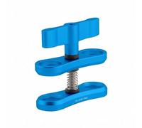 perfk Support de Caméra Support de Fixation Support de Serrage Support Connecteur en Aluminium pour Montage Flexible Adapté à la Photographie sous-Marine Accessoire de Plongée, Bleu
