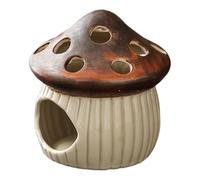 perfk Support de champignon, support de sauge, centre de table, bol de fumigation, brûleur d'encens en céramique pour arôme de cheminée, 10.5 Cm X 11.5 Cm