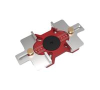 perfk Support de fraiseuse, guide-rainurage pour défonceuse à bois, base compacte 2 en 1 pour le travail du bois, idéale pour les projets de bricolage et