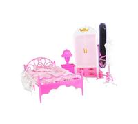 perfk Support de Mannequin de Chambre à Coucher, Accessoires de Meubles de Poupée, Simulation à L'échelle 1/6, 5 Pièces