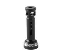 perfk Support de Moulinet de pêche en métal à Visser, équilibreur Facile à Installer, hameçon Haute résistance, Accessoire de Moulinet Suspendu, Tige, Noir