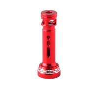perfk Support de Moulinet de pêche en métal à Visser, équilibreur Facile à Installer, hameçon Haute résistance, Accessoire de Moulinet Suspendu, Tige, Rouge
