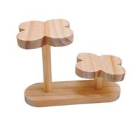 perfk Support de Table en Bois pour Plantes, étagère décorative multifonctionnelle pour Bougies et Accessoires de parfumerie, 2 Couches