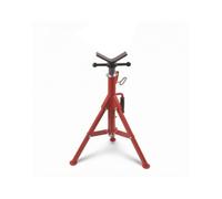 perfk Support de Tube Ajustable Trépied Chevalet Cric Étai en Acier Renforcé avec Tête en V pour Immobiliser les Tubes Jambes à Trois Angles Stables et , HB1206DVH-Modèle Haut Pour Tubes Épais