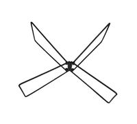 perfk Support Pliable pour glacière, Porte-glacière, Support métallique Polyvalent pour la Maison et la randonnée, Noir