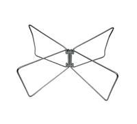 perfk Support Pliable pour glacière, Porte-glacière, Support métallique Polyvalent pour la Maison et la randonnée, Argent