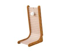 perfk , Tapis à gratter, Jouet interactif, Feutre, résistant à l'usure, Bol à gratter, Jouet de Jeu, Coussin en Carton pour griffoir, Beige