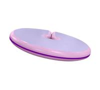 perfk Tapis Dance, Tapis de réception, Pratique, léger et Portable, Accessoire Rose pour Adultes, idéal pour Le Pilates, Diamètre 150 Cm
