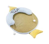 perfk Tapis rafraîchissant pour ou Chien, Lavable, avec Coussin Moelleux pour Chiot et on. Idéal pour l'été. Tissu rafraîchissant Effet Glace, Blue M