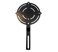 perfk Target Cible Murale de 'Entraînement de Lancer Accessoire de Musculation Métal Rigide avec Repères Circulaires Montage sur Support, Noir, Convient pour Un Diamètre De Trou De 26 Mm
