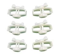 perfk Tendeur de clôture électrique, Outil Portable et réutilisable, tendeur de Fil Polyvalent pour clôture, idéal pour Les fermes et Les Jardins, Blanc 6 Pièces